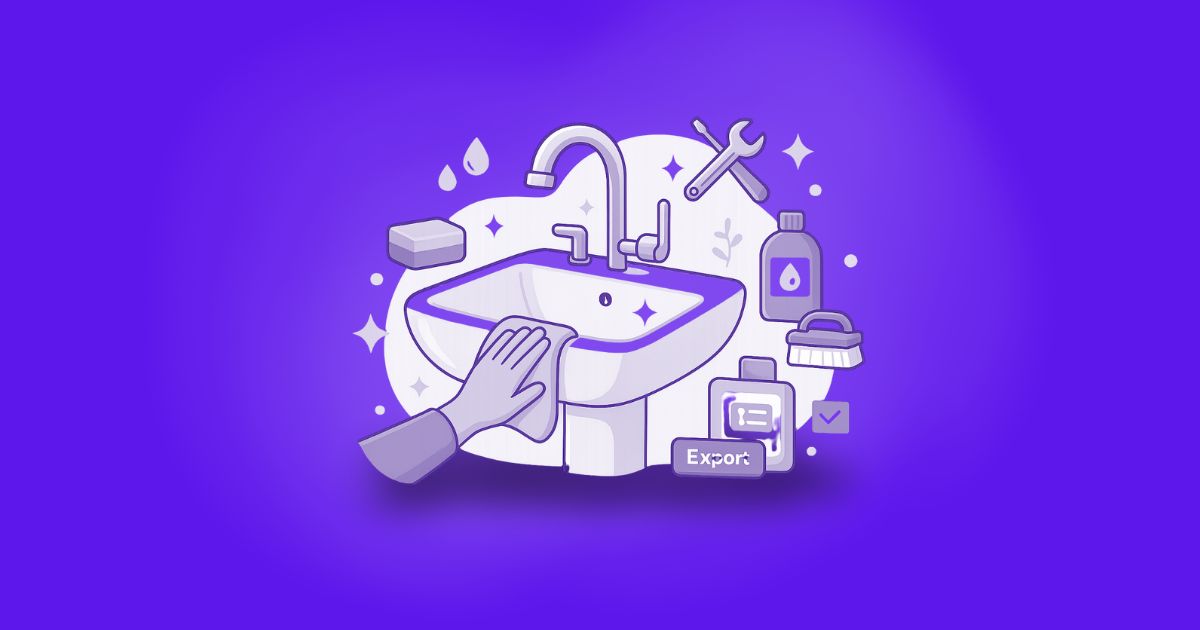 Maintain Your Wash Basin