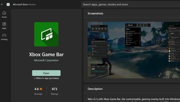 xbox game bar